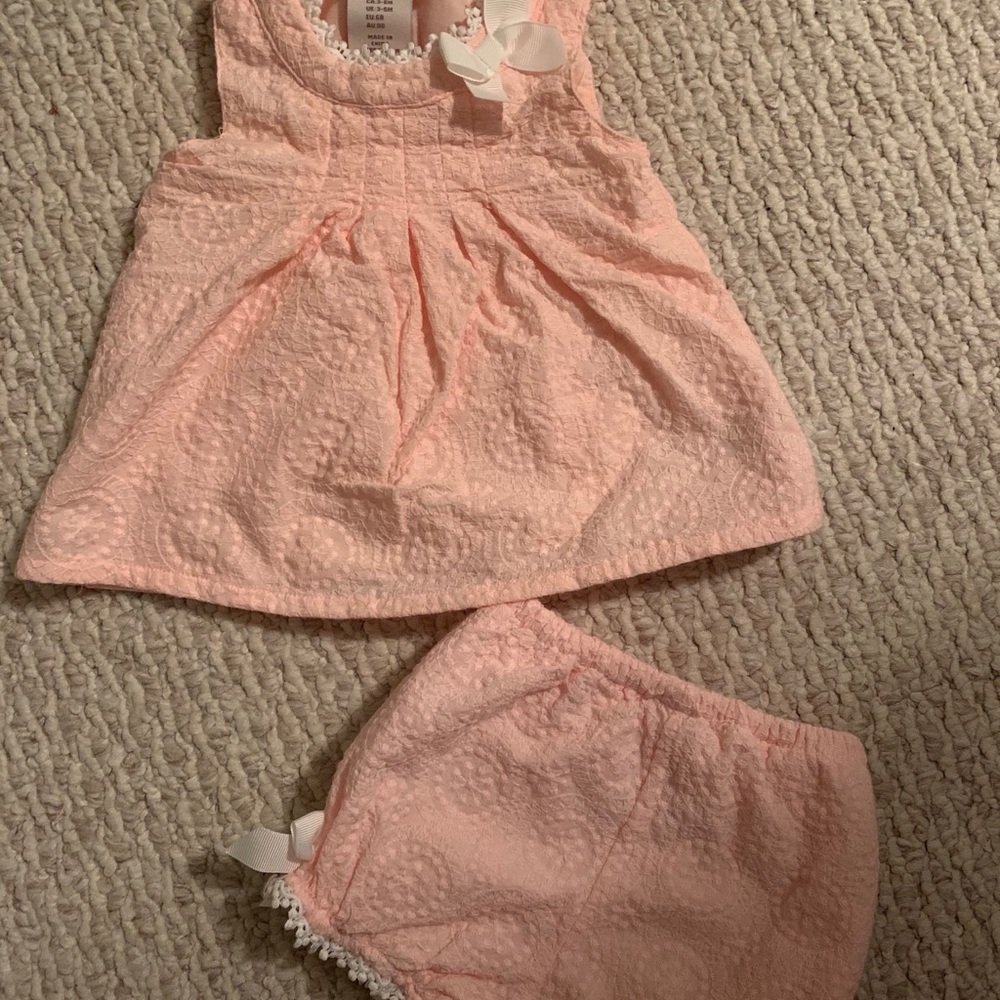 Baby girl bloomer set 3-6 months